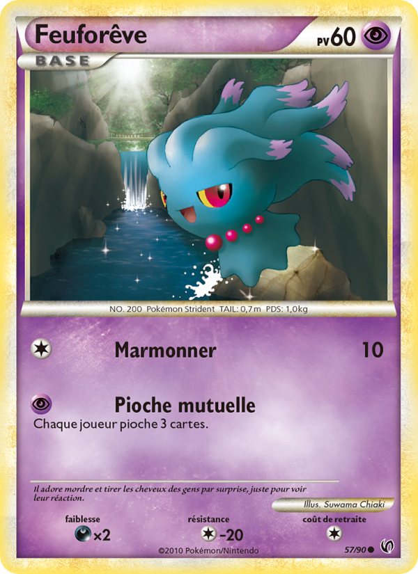Feuforeve 57 — Indomptable (French Pokémon TCG card)