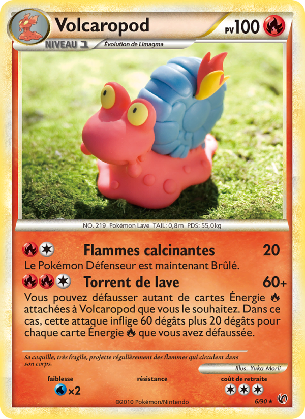 Volcaropod 6 — Indomptable (French Pokémon TCG card)