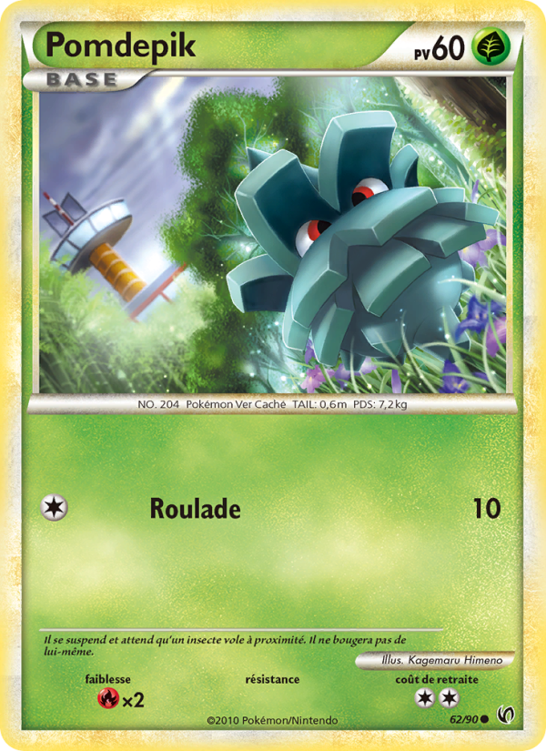Pomdepik 62 — Indomptable (French Pokémon TCG card)