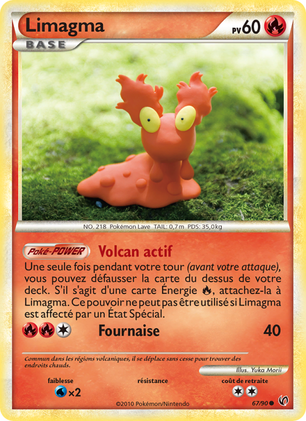 Limagma 67 — Indomptable (French Pokémon TCG card)
