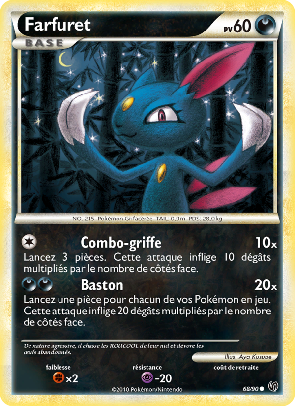 Farfuret 68 — Indomptable (French Pokémon TCG card)