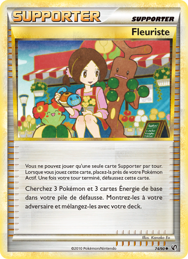 Fleuriste 74 — Indomptable (French Pokémon TCG card)