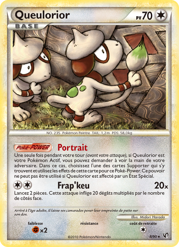 Queulorior 8 — Indomptable (French Pokémon TCG card)