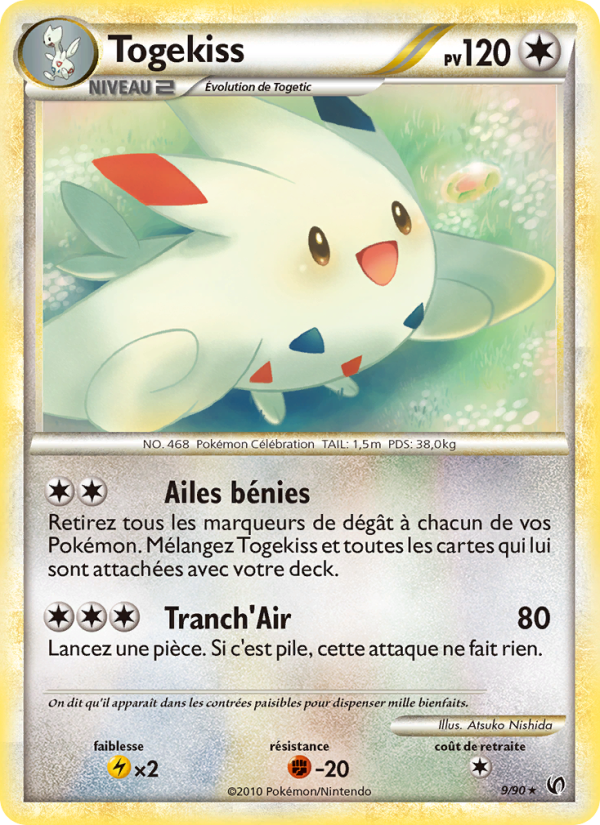 Togekiss 9 — Indomptable (French Pokémon TCG card)