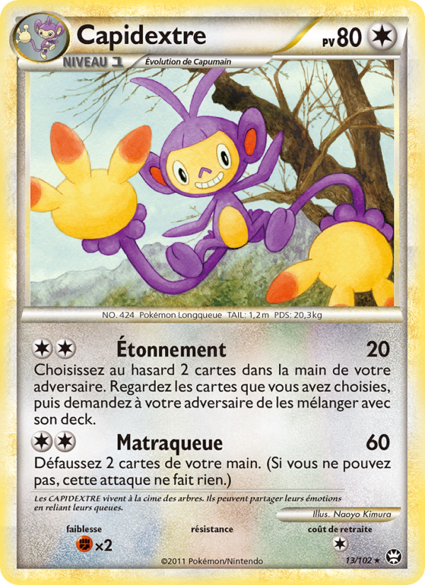 Capidextre 13 — Triomphant (French Pokémon TCG card)