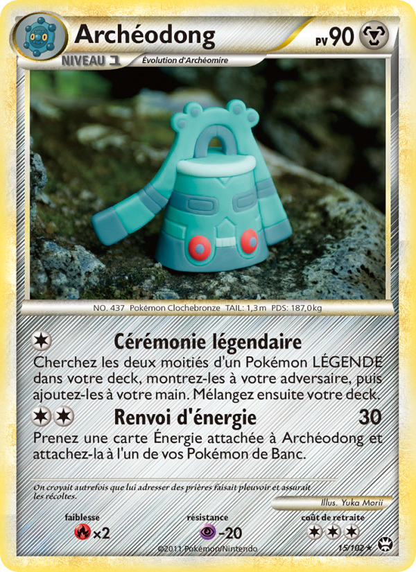 Archéodong 15 — Triomphant (French Pokémon TCG card)