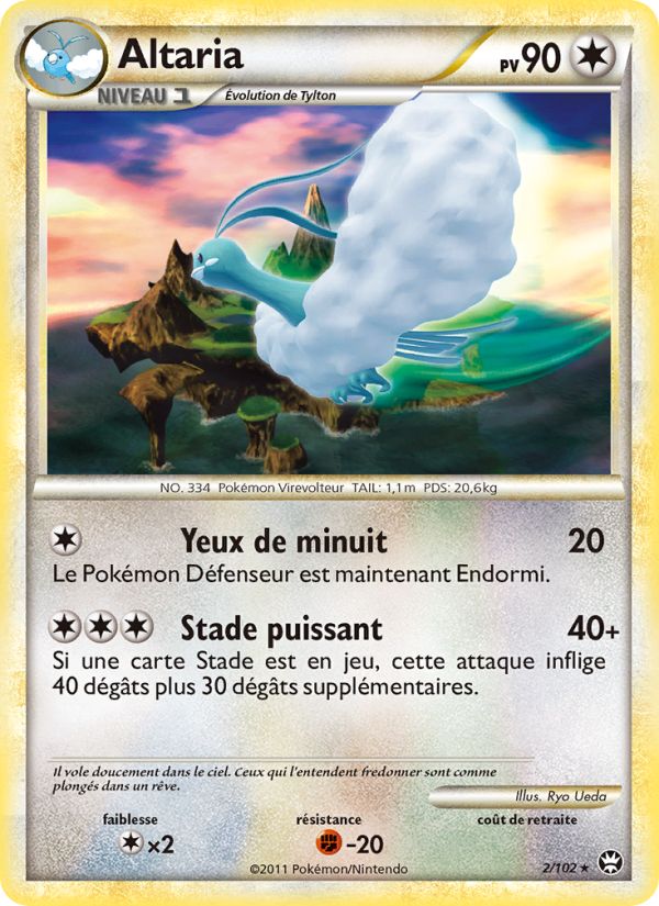 Altaria 2 — Triomphant (French Pokémon TCG card)