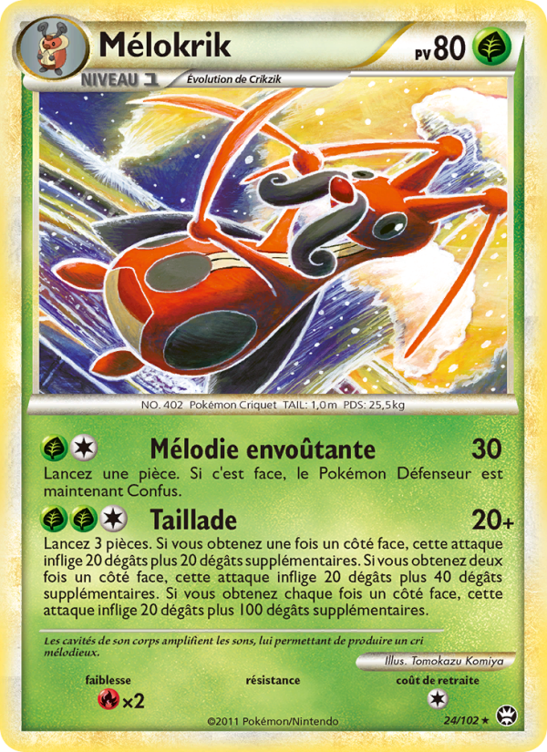 Mélokrik 24 — Triomphant (French Pokémon TCG card)