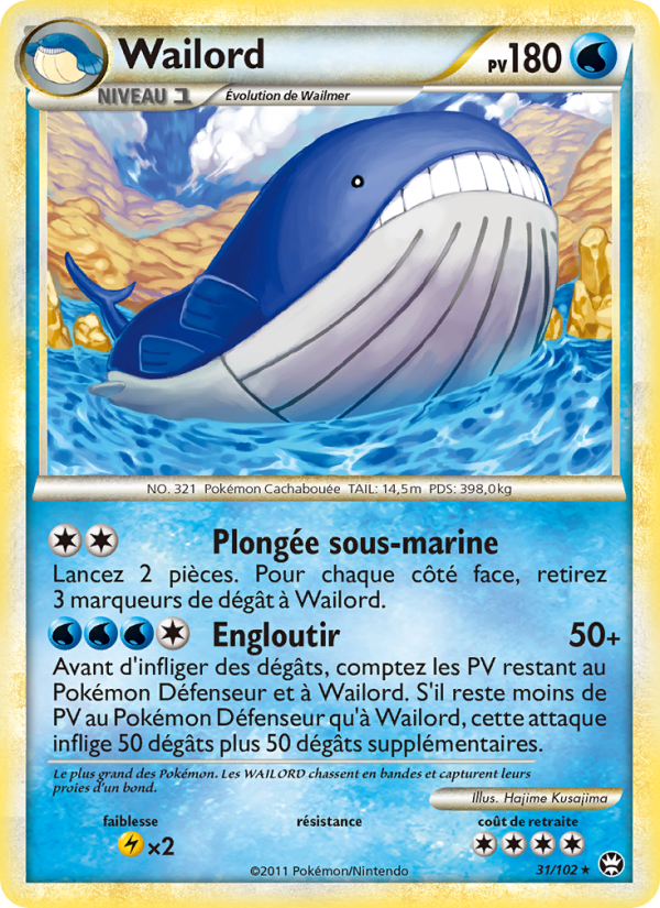 Wailord 31 — Triomphant (French Pokémon TCG card)
