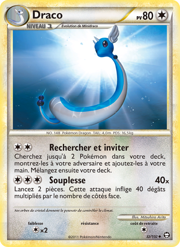 Draco 32 — Triomphant (French Pokémon TCG card)