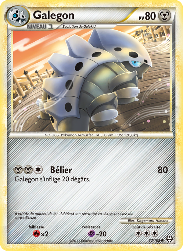 Galegon 37 — Triomphant (French Pokémon TCG card)
