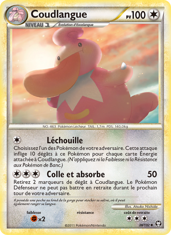 Coudlangue 38 — Triomphant (French Pokémon TCG card)
