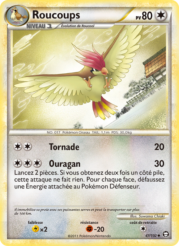 Roucoups 47 — Triomphant (French Pokémon TCG card)