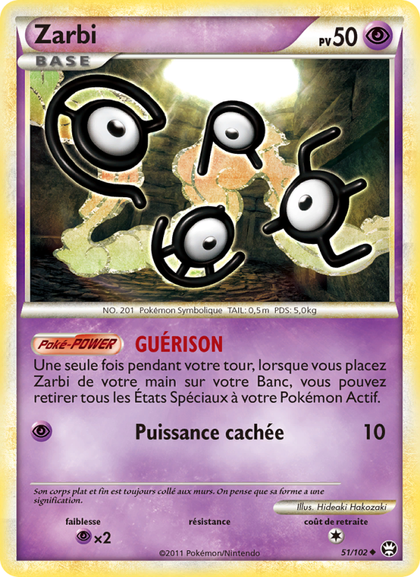 Zarbi 51 — Triomphant (French Pokémon TCG card)