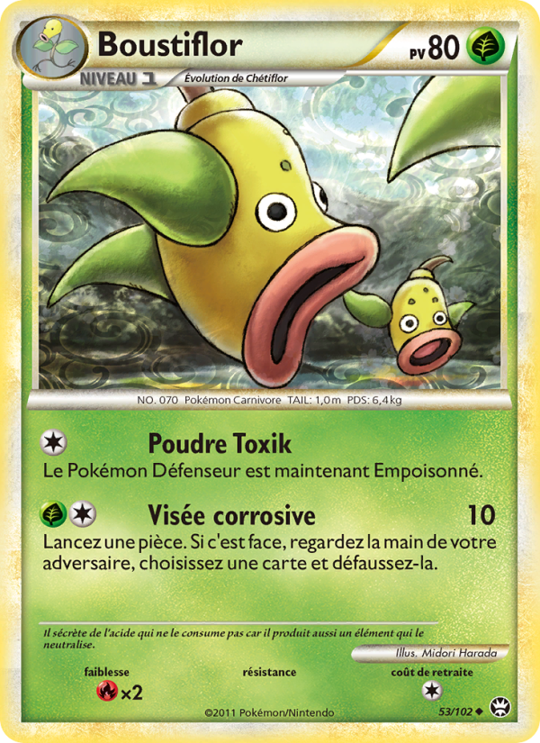 Boustiflor 53 — Triomphant (French Pokémon TCG card)