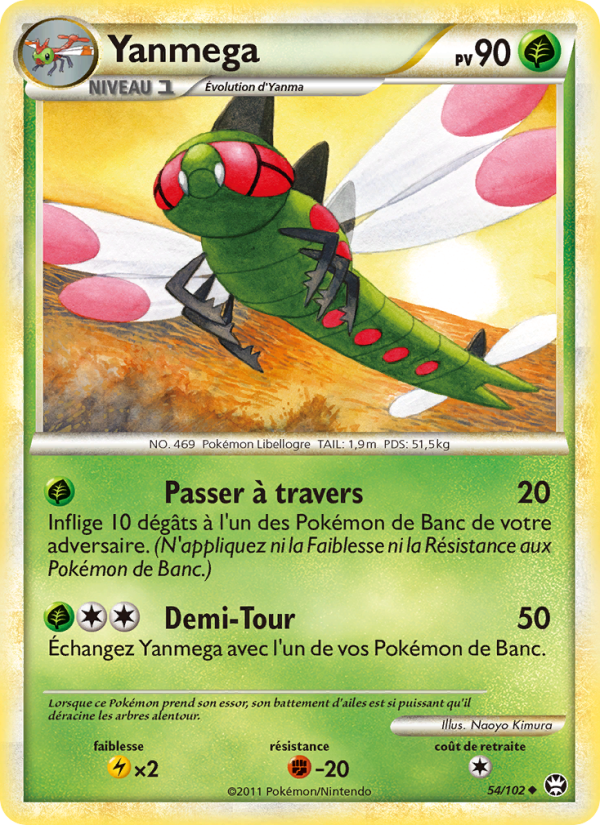 Yanmega 54 — Triomphant (French Pokémon TCG card)