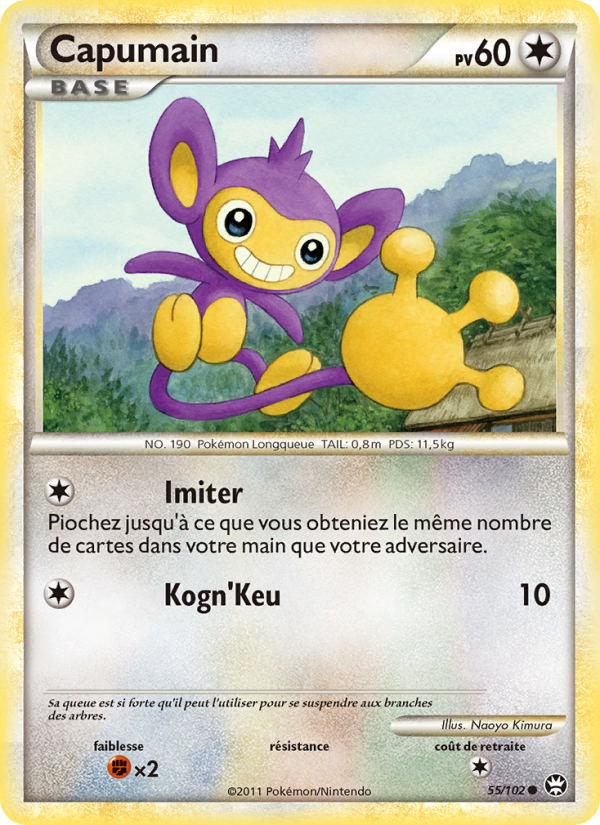 Capumain 55 — Triomphant (French Pokémon TCG card)