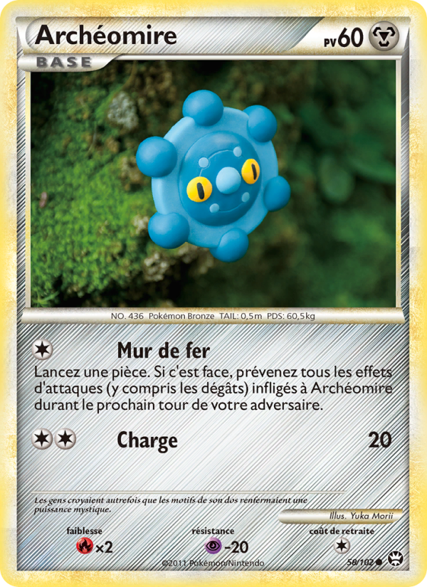 Archéomire 58 — Triomphant (French Pokémon TCG card)