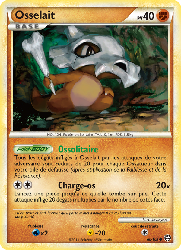 Osselait 60 — Triomphant (French Pokémon TCG card)