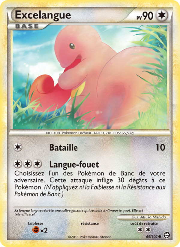 Excelangue 66 — Triomphant (French Pokémon TCG card)