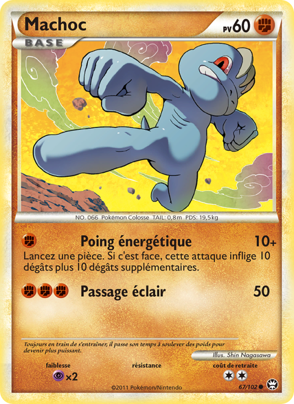 Machoc 67 — Triomphant (French Pokémon TCG card)