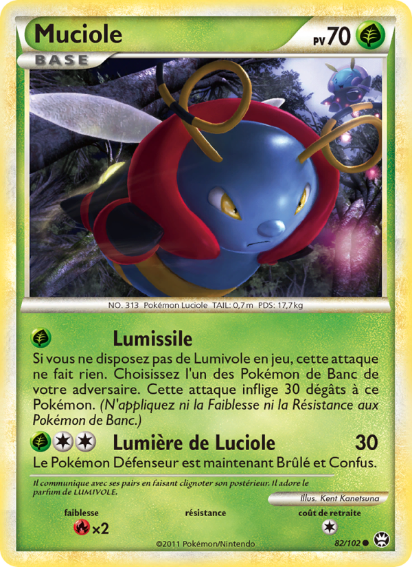Muciole 82 — Triomphant (French Pokémon TCG card)