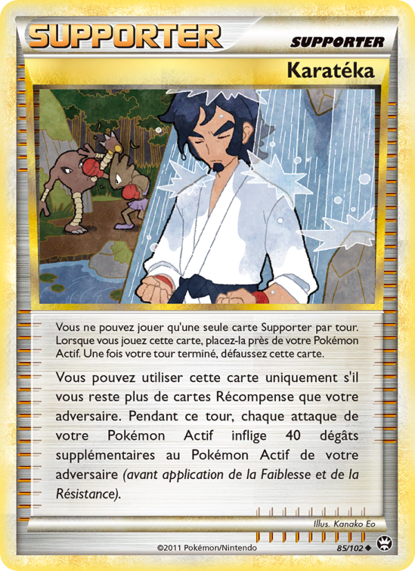 Karatéka 85 — Triomphant (French Pokémon TCG card)