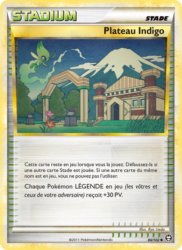 Plateau Indigo 86 — Triomphant (French Pokémon TCG card)