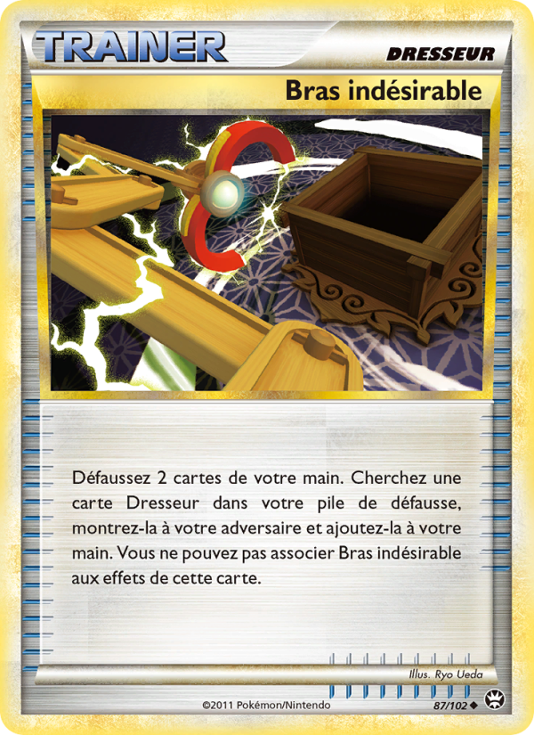 Bras indésirable 87 — Triomphant (French Pokémon TCG card)