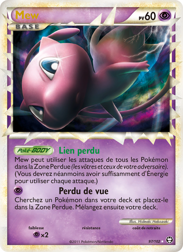 Mew 97 — Triomphant (French Pokémon TCG card)