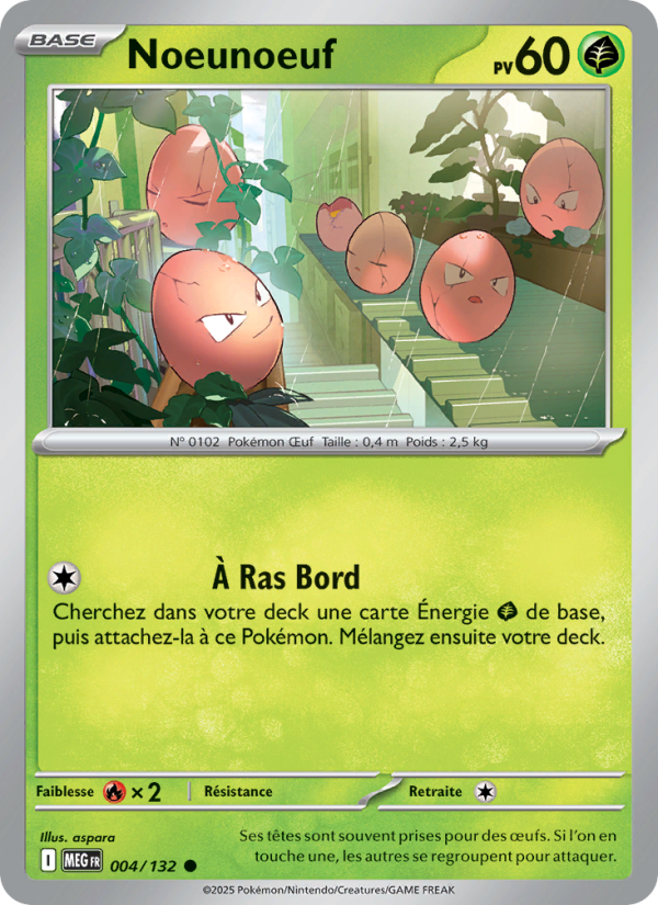 Noeunoeuf 004 — Méga-Évolution (French Pokémon TCG card)