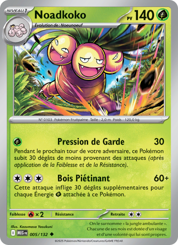Noadkoko 005 — Méga-Évolution (French Pokémon TCG card)