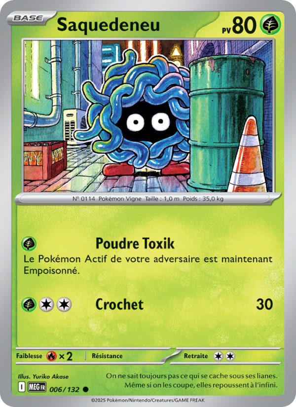 Saquedeneu 006 — Méga-Évolution (French Pokémon TCG card)