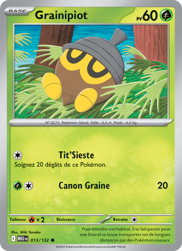 Grainipiot 013 — Méga-Évolution (French Pokémon TCG card)