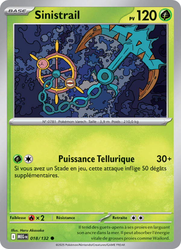 Sinistrail 018 — Méga-Évolution (French Pokémon TCG card)
