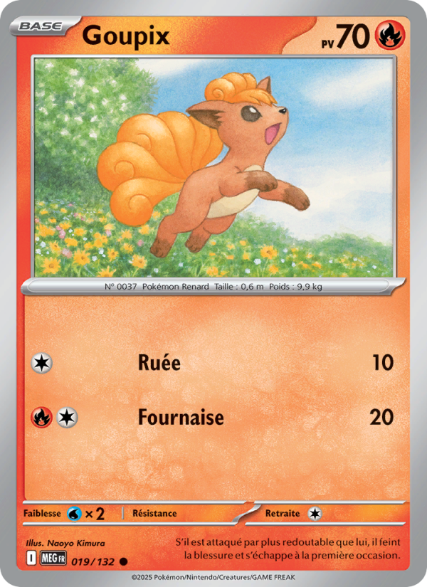 Goupix 019 — Méga-Évolution (French Pokémon TCG card)