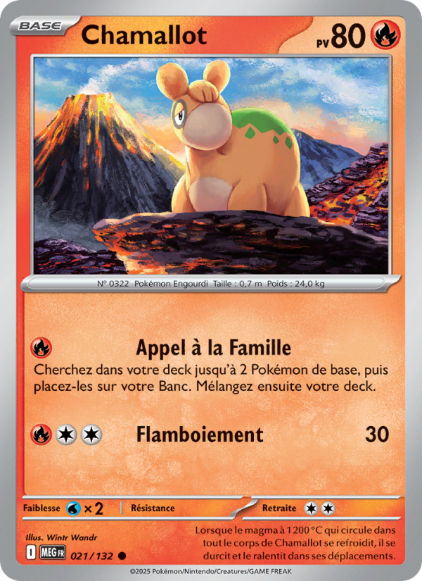 Chamallot 021 — Méga-Évolution (French Pokémon TCG card)