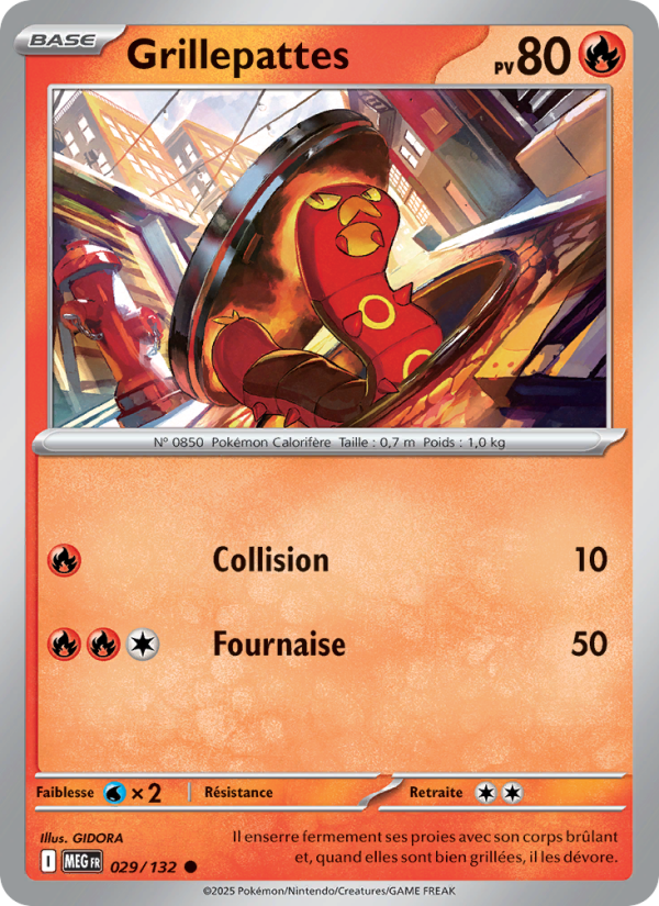 Grillepattes 029 — Méga-Évolution (French Pokémon TCG card)
