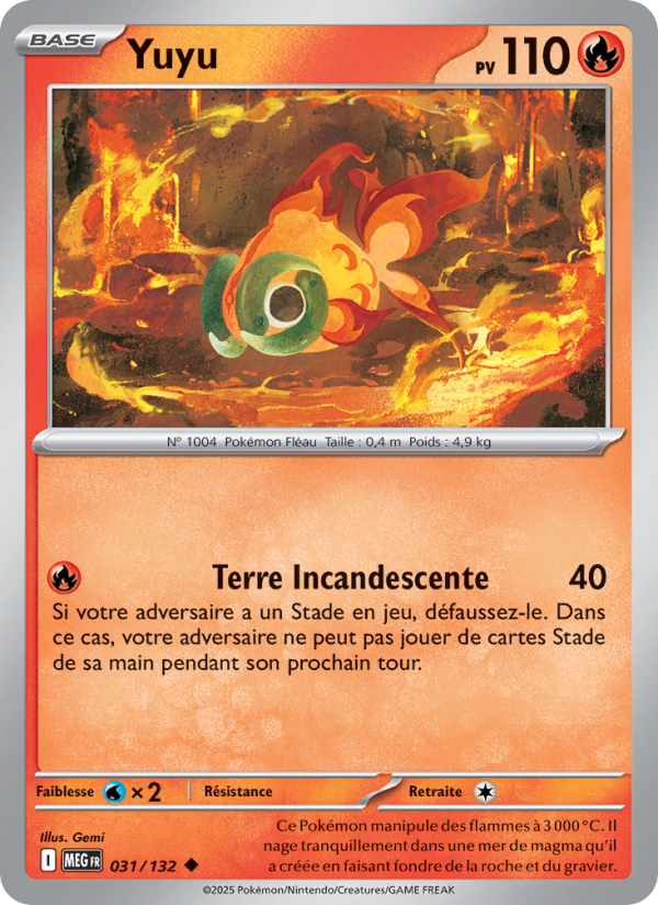 Yuyu 031 — Méga-Évolution (French Pokémon TCG card)