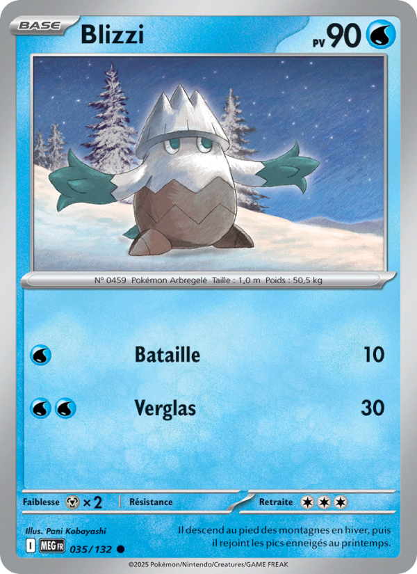 Blizzi 035 — Méga-Évolution (French Pokémon TCG card)