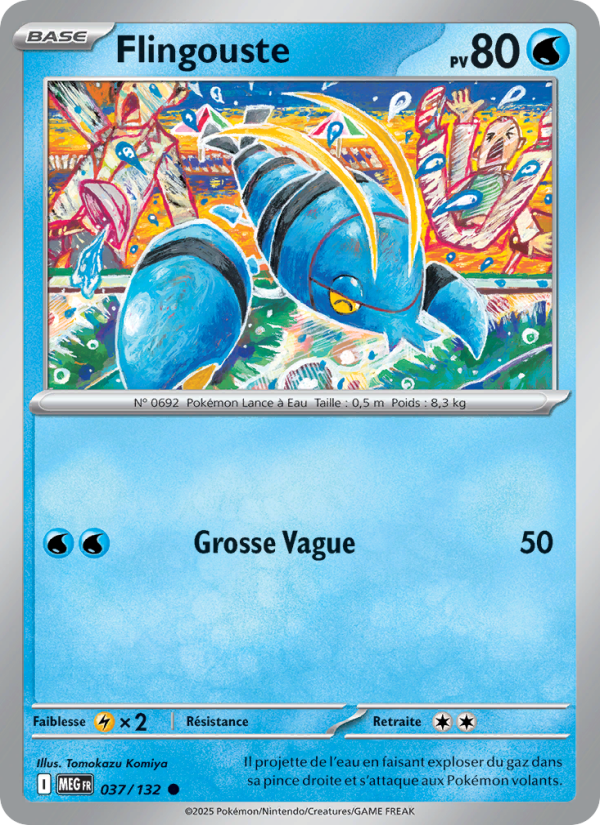 Flingouste 037 — Méga-Évolution (French Pokémon TCG card)