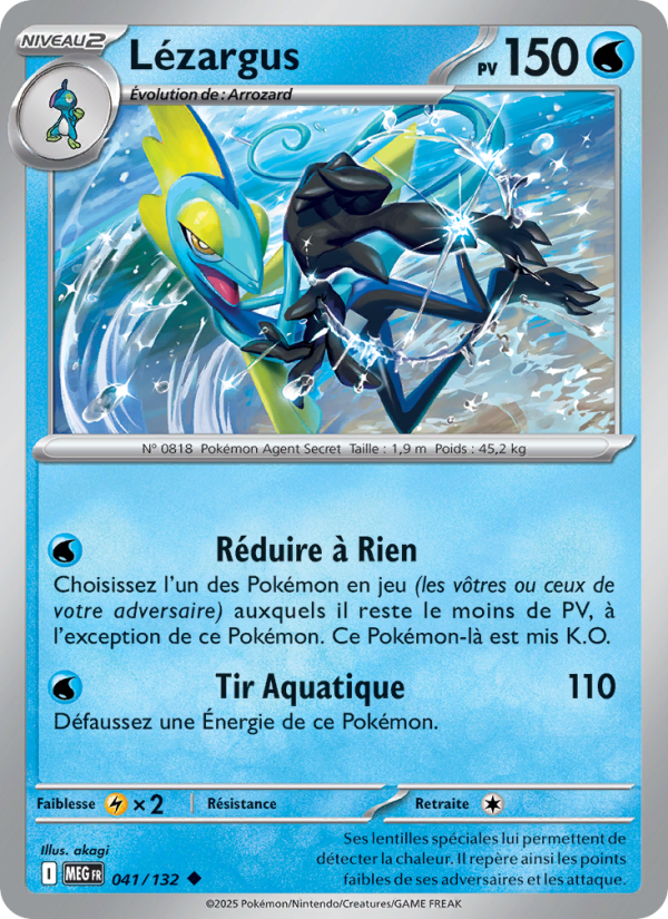 Lézargus 041 — Méga-Évolution (French Pokémon TCG card)