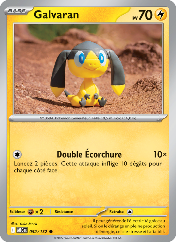 Galvaran 052 — Méga-Évolution (French Pokémon TCG card)