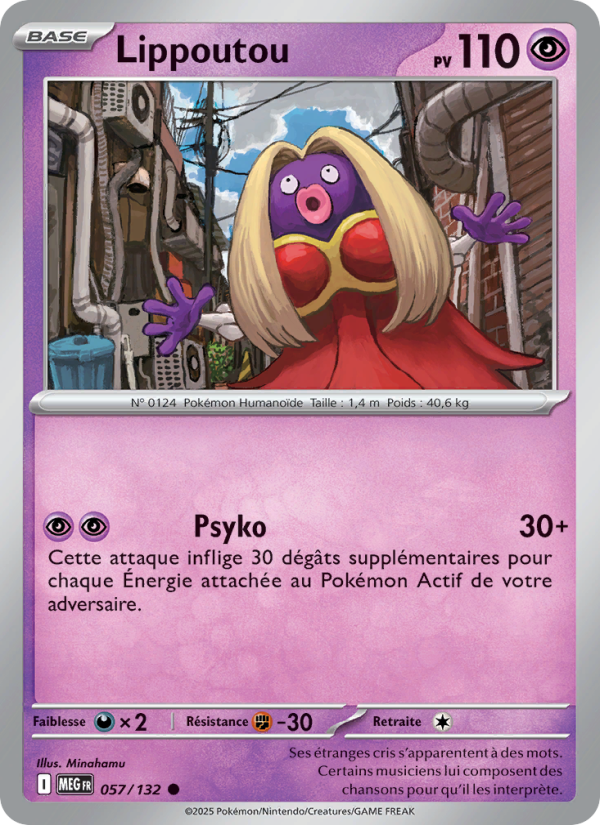 Lippoutou 057 — Méga-Évolution (French Pokémon TCG card)