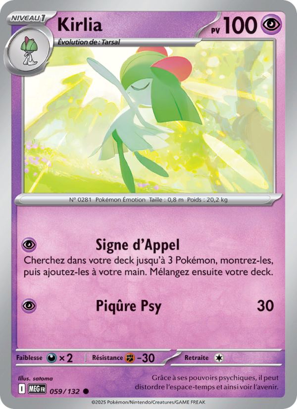 Kirlia 059 — Méga-Évolution (French Pokémon TCG card)
