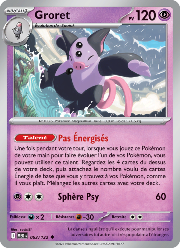 Groret 063 — Méga-Évolution (French Pokémon TCG card)