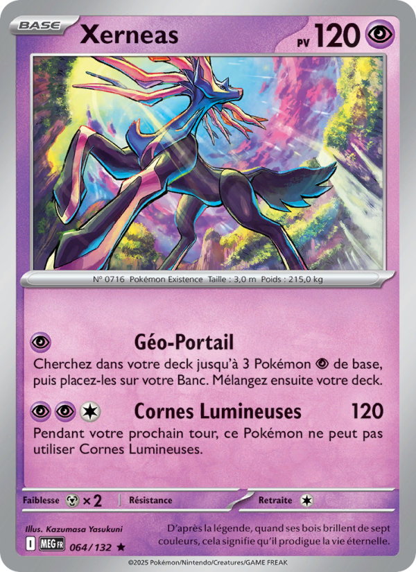Xerneas 064 — Méga-Évolution (French Pokémon TCG card)