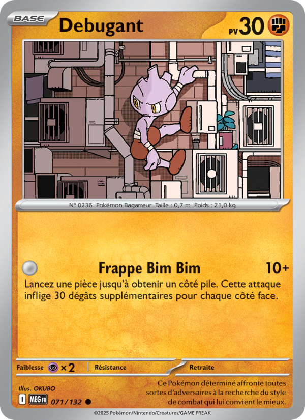 Debugant 071 — Méga-Évolution (French Pokémon TCG card)