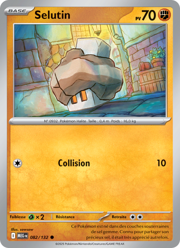 Selutin 082 — Méga-Évolution (French Pokémon TCG card)