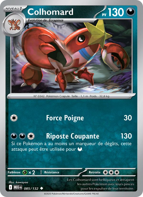 Colhomard 085 — Méga-Évolution (French Pokémon TCG card)